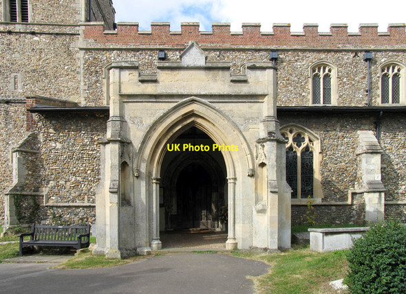 Photo 6"x4" St John, Finchingfield - South porch Finchingfield c2007