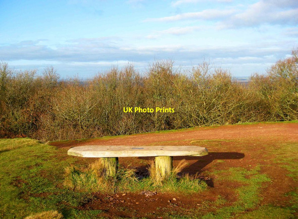 Photo 6"x4" A seat on the Clent Hills, near Clent Clent c2012