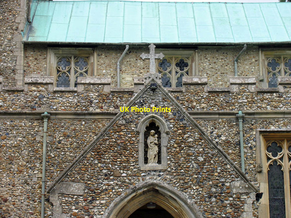 Photo 6"x4" St Mary the Virgin, Great Bardfield - Porch detail Great Bardfield c2007