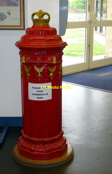 Photo 6"x4" Pillar Box, Donington Grand Prix Museum, Castle Donington Isley Walton c2011