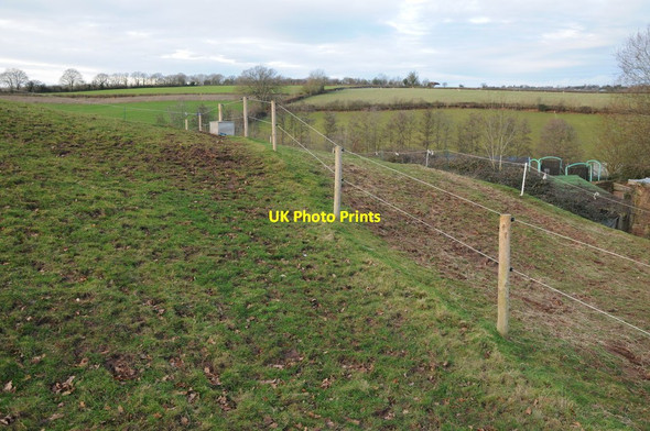 Photo 6"x4" Farmland at Redbrook Farm Hoarwithy c2012