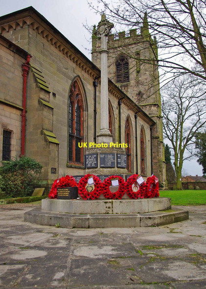 Photo 6"x4" Wem War Memorial, High Street, Wem Barkers Green c2011