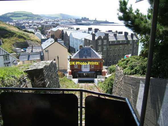 Photo 6"x4" Lower terminus of cliff railway Aberystwyth c2010