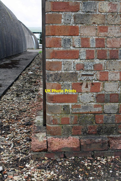 Photo 6"x4" Benchmark on building next to Unit 43 Steventon\/SU4691 c2011