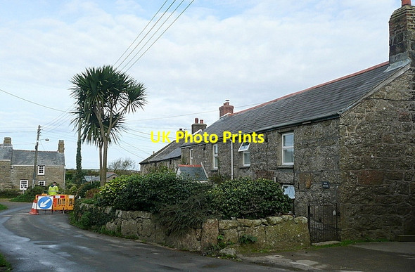 Photo 6"x4" Work in the village Treen\/SW3923 c2011