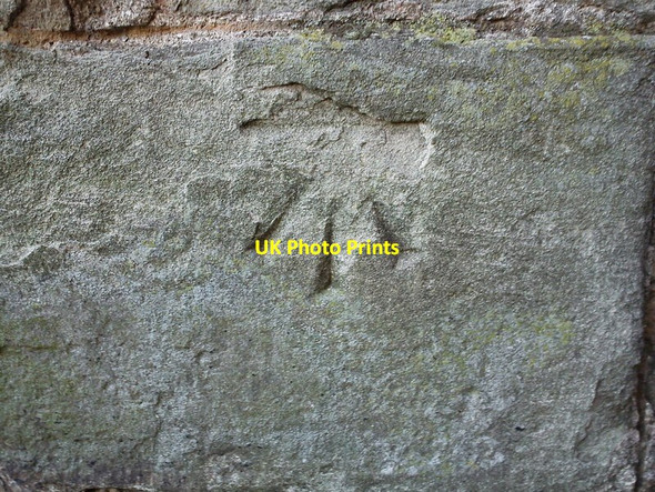 Photo 6"x4" Bench Mark on St Leonard's Church, Bridgnorth Bridgnorth c2012