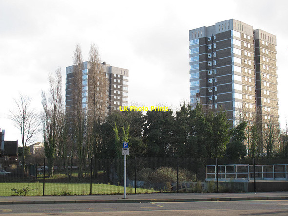Photo 6"x4" Towerblocks in Erith Erith c2012