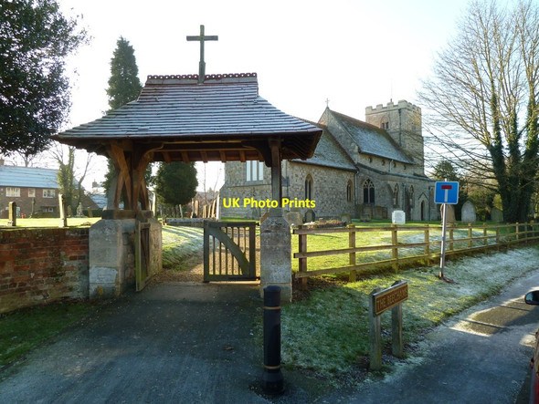 Photo 6"x4" Lychgate at St Mary the Virgin Mursley c2012