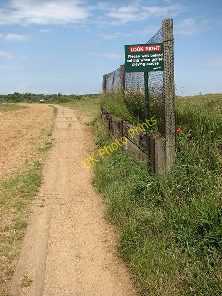 Photo 6"x4" Path to the beach Holme next the Sea c2008