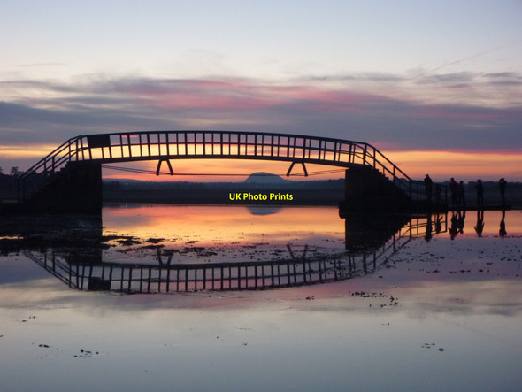 Photo 6"x4" Coastal East Lothian : Sunset Bridge Dunbar c2012
