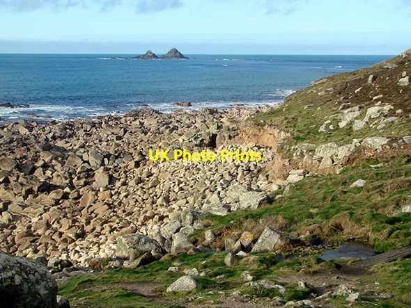 Photo 6"x4" Footbridge on the South West Coastal Path Nanquidno c2012