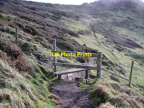 Photo 6"x4" A stile on the South West Coastal Path by Carn Polpry Nanquidno c2012
