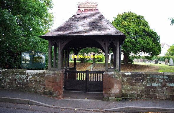 Photo 6"x4" St. Cuthbert's Church (2) - lychgate, Rectory Road, Donington Albrighton\/SJ8104 c2011
