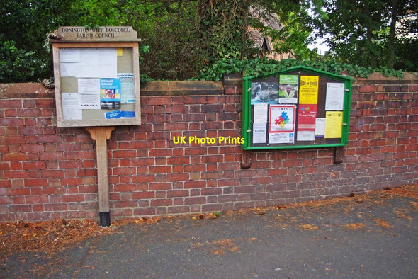 Photo 6"x4" Village noticeboards, Rectory Road, Donington Albrighton\/SJ8104 c2011