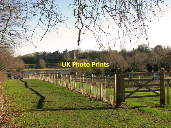 Photo 6"x4" Footpath to the Mere, Framlingham Framlingham c2012