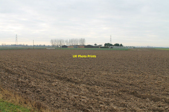 Photo 6"x4" Fields towards New Farm Burtoft c2012