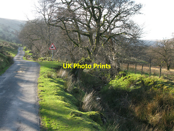 Photo 6"x4" View SW along Sarn Helen Heol Senni c2012