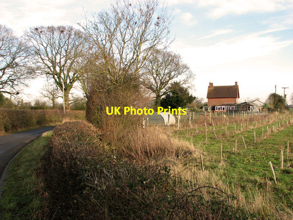 Photo 6"x4" Cottage by Red House Farm Ashfield Green\/TM2673 c2012