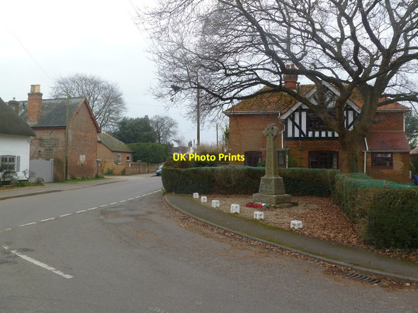 Photo 6"x4" Sturminster Marshall, war memorial Sturminster Marshall c2012