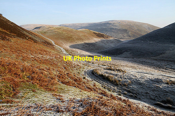 Photo 6"x4" The Southern Upland Way at Mid Hill Dryhope c2012