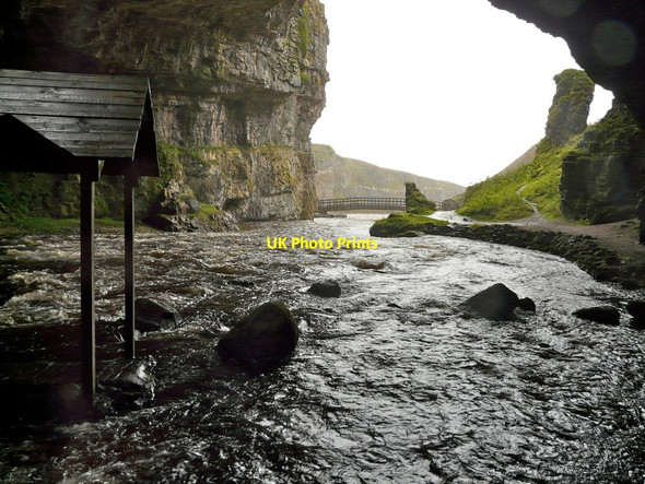 Photo 6"x4" Allt Smoo in flood Durness c2011