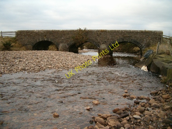 Photo 6"x4" Three-arched bridge Daill\/NR3662 c2006