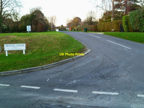 Photo 6"x4" Road at Westlands Birdham c2012