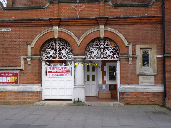Photo 6"x4" St Michael and All Angels Parish Hall, entrance Chiswick c2012