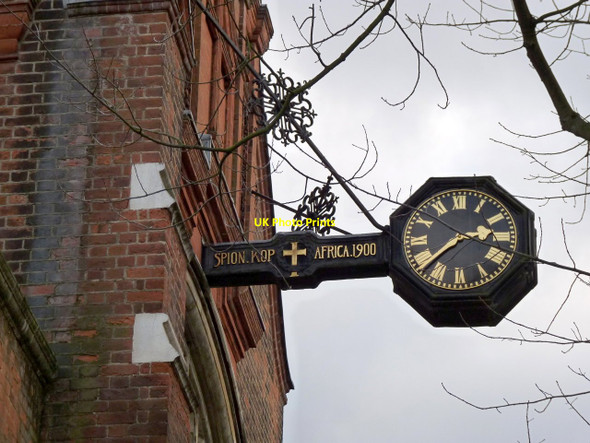 Photo 6"x4" Clock, St Michael and All Angels Chiswick c2012