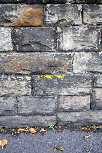 Photo 6"x4" Benchmark on wall on west side of Queens Road Sheffield\/SK3587 c2011