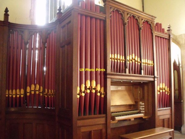 Photo 6"x4" Pipe organ, St Mary's church, Staunton in the Vale Staunton in the Vale c2011
