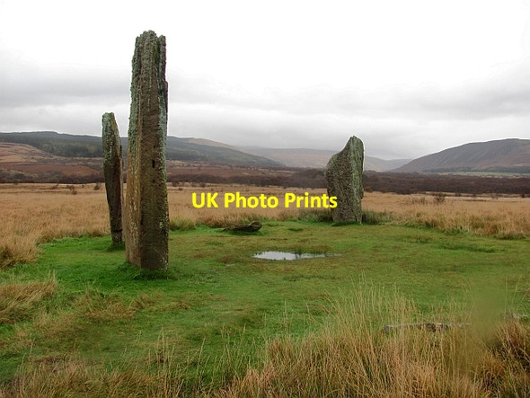 Photo 6"x4" Stone circle, Machrie Moor Ballymichael c2011