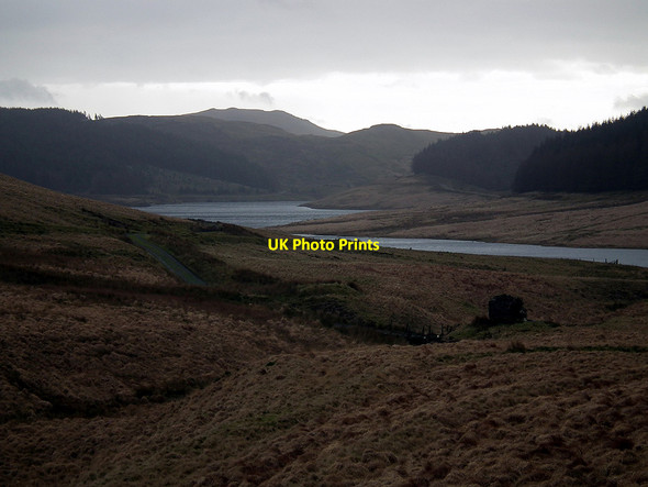 Photo 6"x4" Looking towards a gloomy Nant-y-moch Cefn yr Esgair c2012