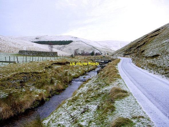 Photo 6"x4" Rowhope Burn Barrow Burn\/NT8610 c2012