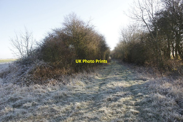 Photo 6"x4" Track by the crossing Horton\/SP8154 c2012