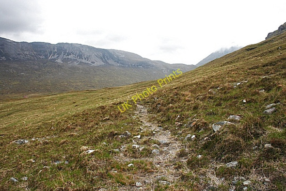 Photo 6"x4" Path in Glen Oykel Dubh Loch Beag\/NC3216 c2008