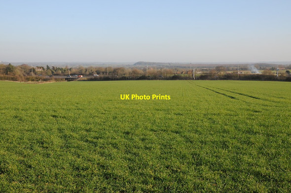 Photo 6"x4" Farmland near Dunhampstead Newland Common c2012