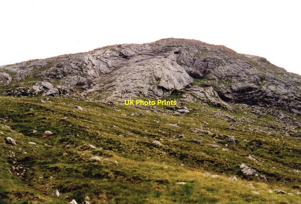 Photo 6"x4" Unmarked crags on Conival Cnap Coire Loch Tuath c1999