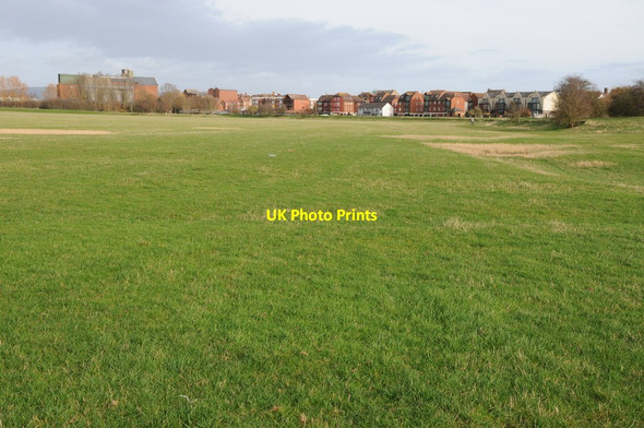 Photo 6"x4" Tewkesbury viewed from the Severn Ham Tewkesbury c2012