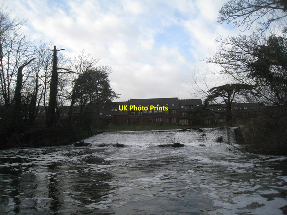 Photo 6"x4" Weir on the Avon Stratford-upon-Avon c2012