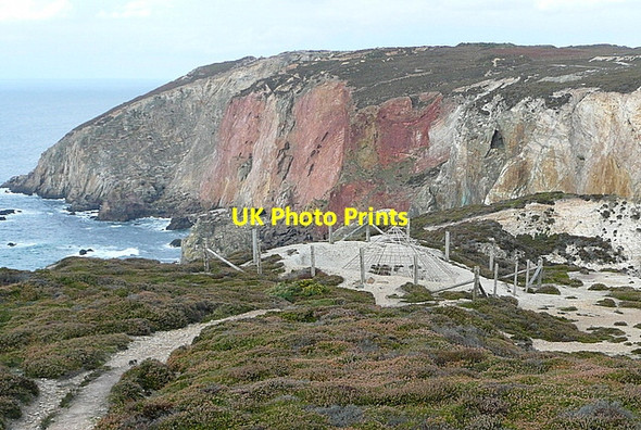 Photo 6"x4" Disused mine workings Trevellas c2011