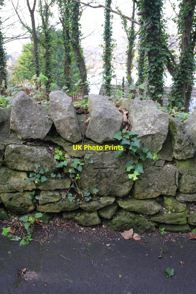 Photo 6"x4" Benchmark on wall of Old Hill Fortuneswell c2011