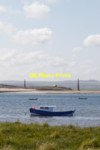Photo 6"x4" Old Law Beacons across The Harbour Holy Island Holy Island\/NU1241 c2011