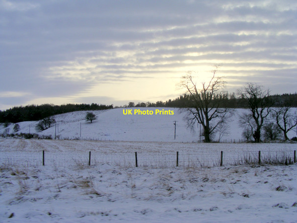 Photo 6"x4" Looking towards the Disused Railway Advie c2012