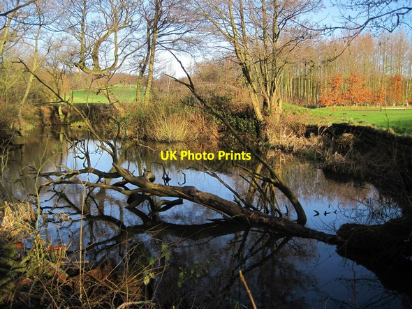 Photo 6"x4" Pond, Cronton Lane Cronton c2012
