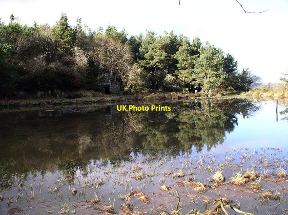 Photo 6"x4" Shewington curling pond Rosewell\/NT2862 c2004
