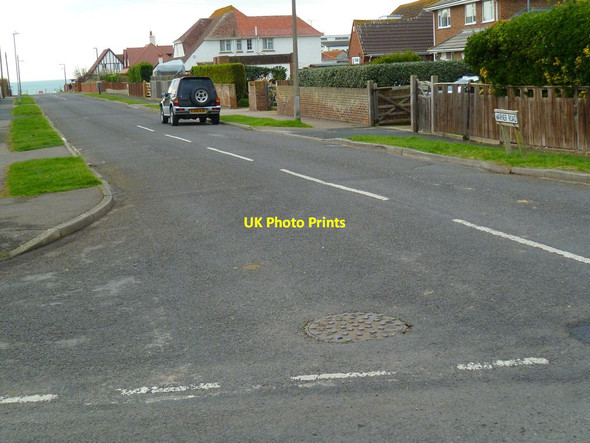 Photo 6"x4" View south on Warner Road in Selsey Selsey c2012