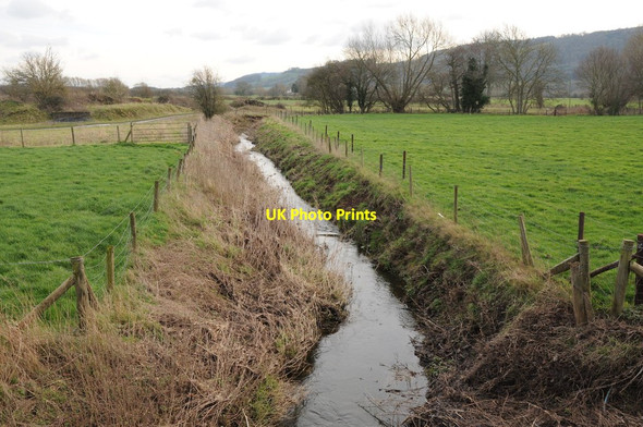 Photo 6"x4" Stream at Willersley Willersley c2012