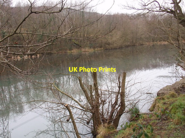 Photo 6"x4" Pownd Webber's Pond, Abercanaid Abercanaid c2012