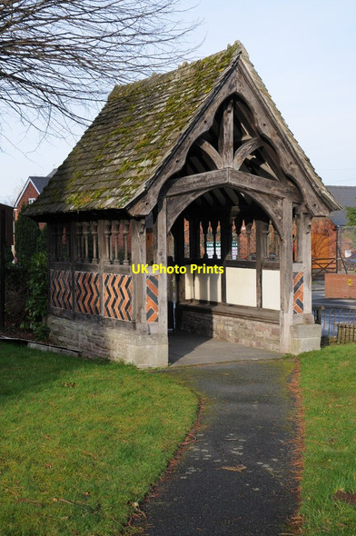 Photo 6"x4" Lychgate, Eardisley church Eardisley c2012